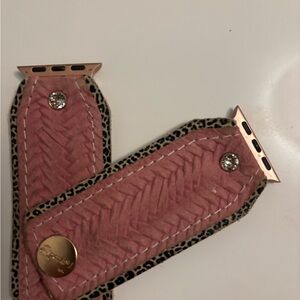 Pink and Gold Women's Watch Band